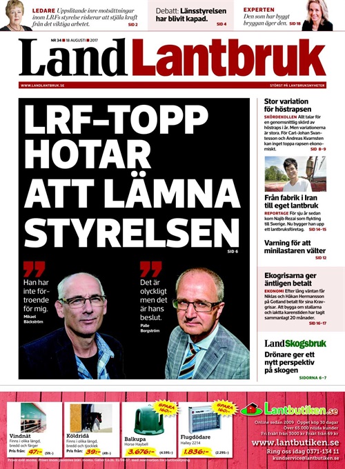 Land Lantbruk Prenumeration – Prenumerera På Land Lantbruk Till ...