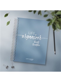 Life Organizer Blå omslag