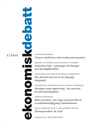 Ekonomisk Debatt omslag 2025 2