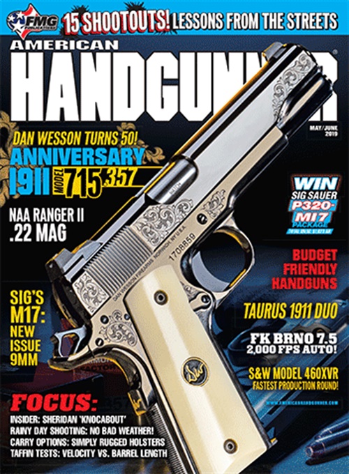American Handgunner Magazine omslag