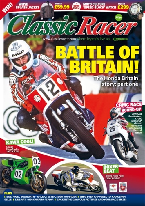 Classic Racer Int. (UK) omslag