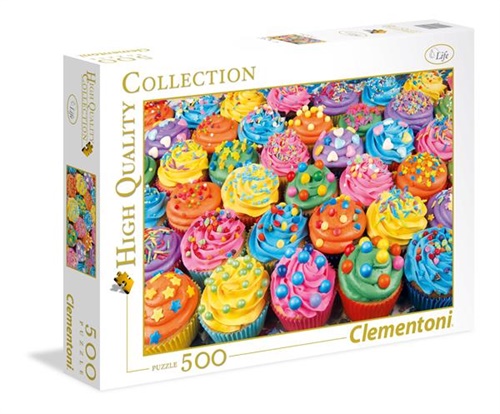 Colorful Cupcakes Pussel, 500 bitar omslag
