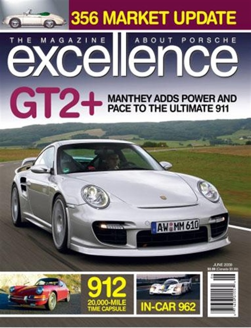 Excellence, A Magazine About Porsche Cars omslag