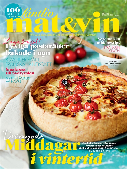 Lantliv Mat & Vin prenumeration Prenumerera på Lantliv Mat & Vin till kampanjpris!