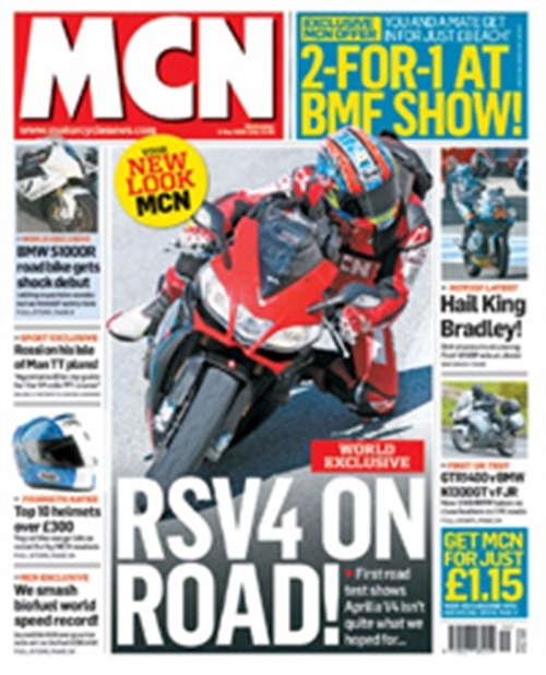 Motorcycle News omslag