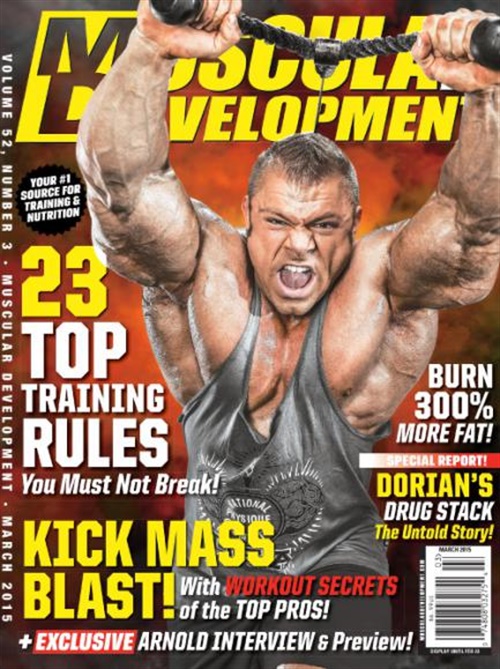 Muscular Development Magazine (US) omslag