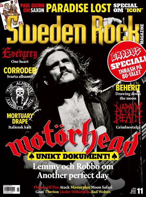 Sweden Rock Magazine omslag
