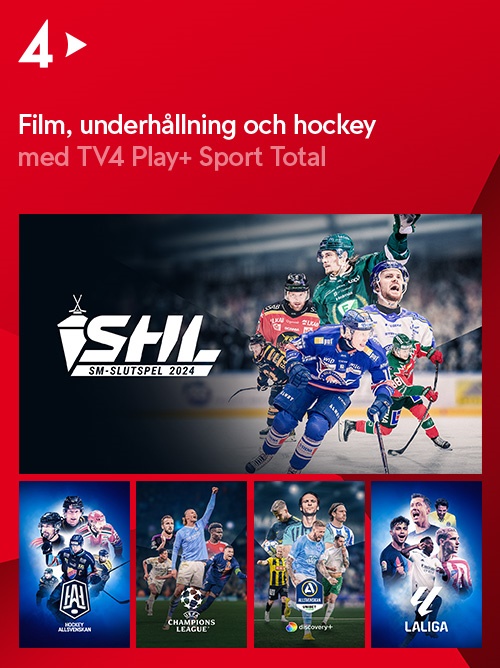 TV4 Play+ Sport Total omslag