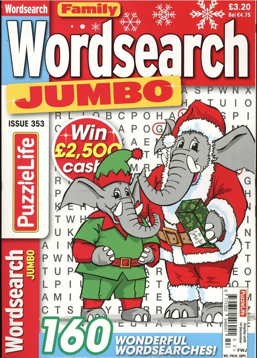 Family Wordsearch Jumb (UK) omslag