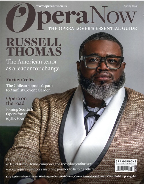 Opera Now (UK) omslag