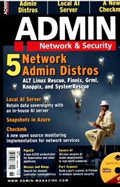 Admin Magazine (UK) omslag