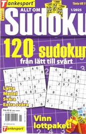 Allt Om Sudoku omslag