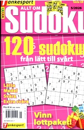 Allt Om Sudoku omslag