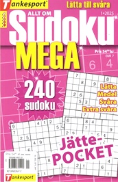 Allt Om Sudoku Mega omslag