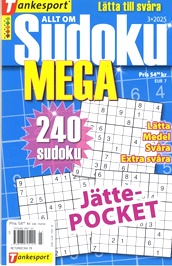 Allt Om Sudoku Mega omslag