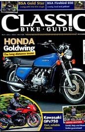 Classic Bike Guide-cbg (UK) omslag