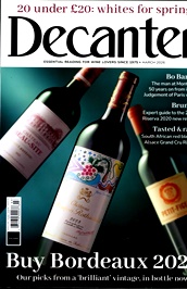 Decanter (UK) omslag
