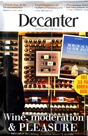Decanter (UK) omslag