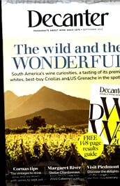 Decanter (UK) omslag
