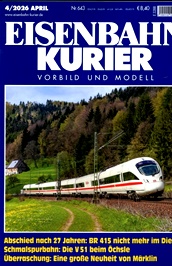 Eisenbahnkurier (DE) omslag