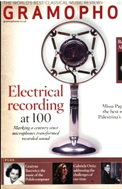 Gramophone (UK) omslag