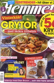 Hemmets Veckotidning omslag