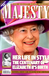 Majesty (UK) omslag