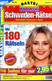 Maxi Schweden Rätsel (DE) omslag