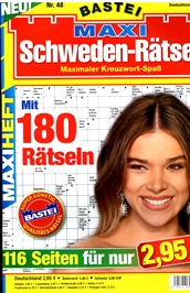 Maxi Schweden Rätsel (DE) omslag