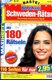 Maxi Schweden Rätsel (DE) omslag