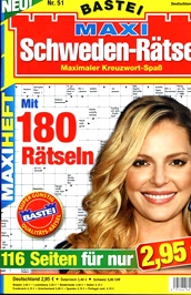 Maxi Schweden Rätsel (DE) omslag