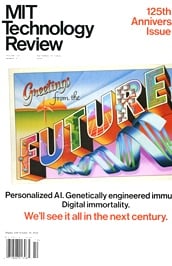 Mit Technology Review (US) omslag