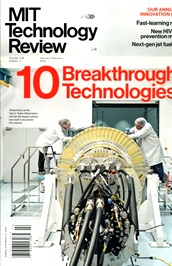 Mit Technology Review (US) omslag