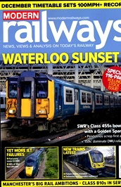 Modern Railways (UK) omslag