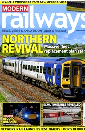 Modern Railways (UK) omslag