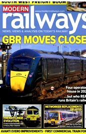 Modern Railways (UK) omslag