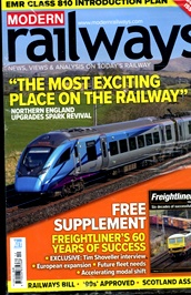 Modern Railways (UK) omslag