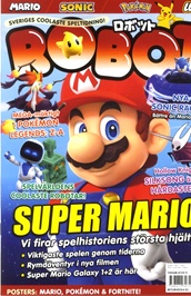 Robot presenterar omslag