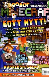 Robot presenterar omslag