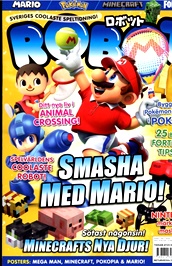 Robot presenterar omslag