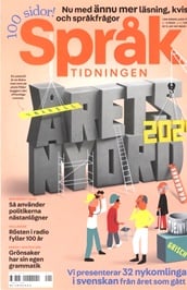 Språktidningen omslag