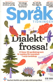 Språktidningen omslag