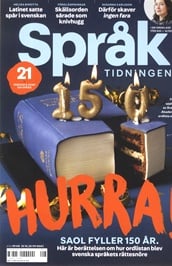 Språktidningen omslag