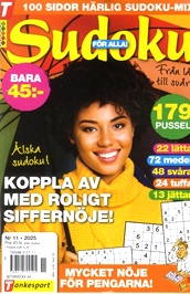 Sudoku för alla omslag