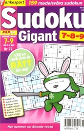 Sudoku Gigant 7-8-9 omslag