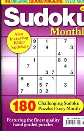 Sudoku Monthly (UK) omslag