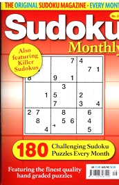 Sudoku Monthly (UK) omslag