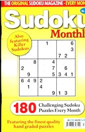 Sudoku Monthly (UK) omslag