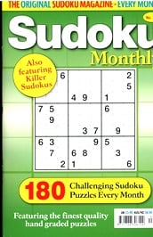 Sudoku Monthly (UK) omslag