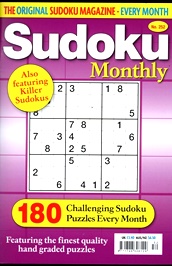 Sudoku Monthly (UK) omslag